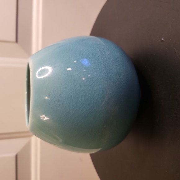 Rookwood Pottery Antique Blue Bulbous Vase 4" - Picture 3 of 8